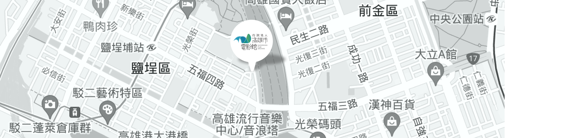 高雄電影館 map